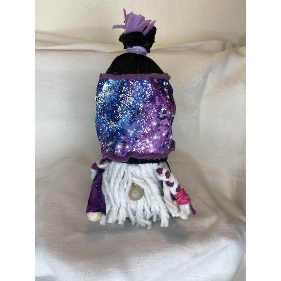 Gnomes Handmade Plush Purple Galaxy  9in Tall Gift Collection Decoration Piece - Picture 2 of 5